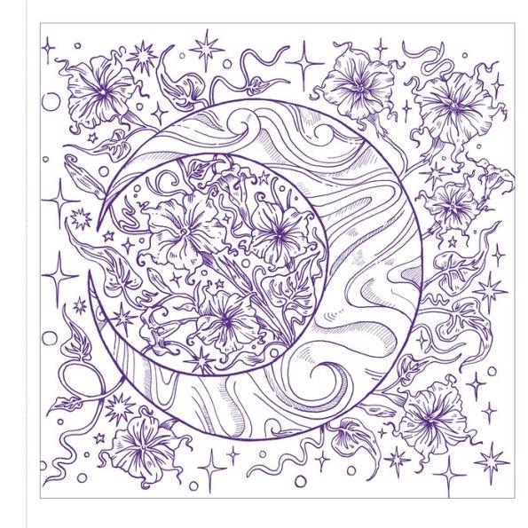 Starcana: Moon Magic: A Colouring Book for the Cosmic Spirit - Ziya Blue