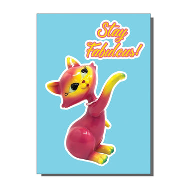 Stay Fabulous Greetings Card - Ziya Blue