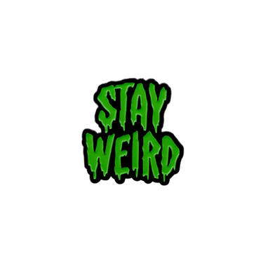 Stay Weird Enamel Pin - Ziya Blue