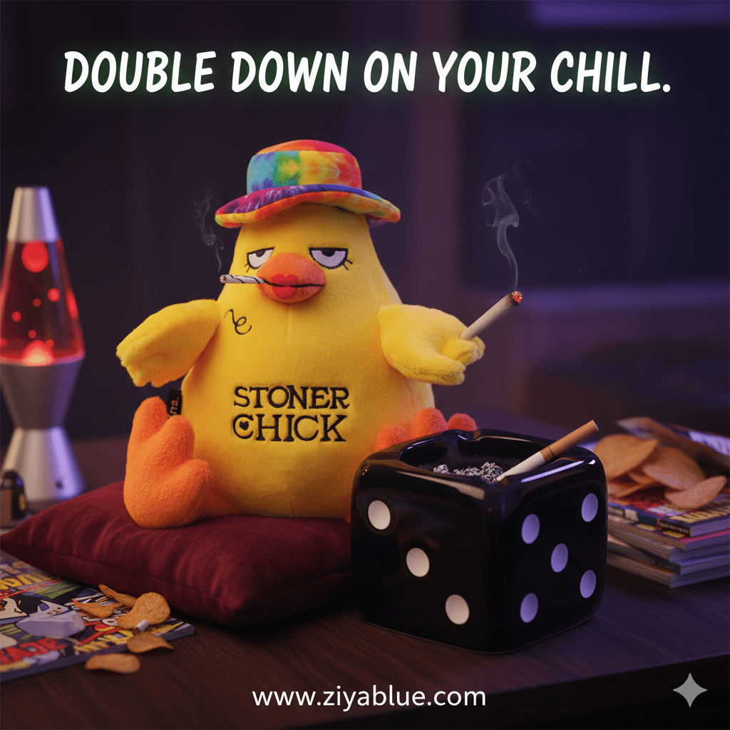 Stoner Chick Plush Buddy! - Ziya Blue