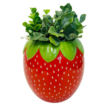 Strawberry Planter - Ziya Blue