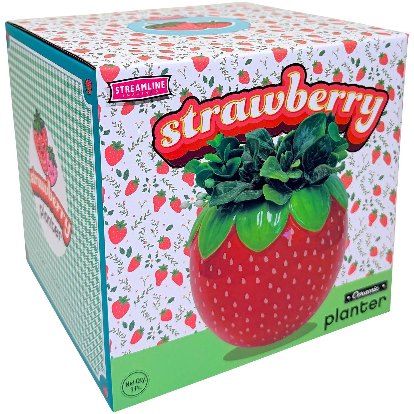 Strawberry Planter - Ziya Blue