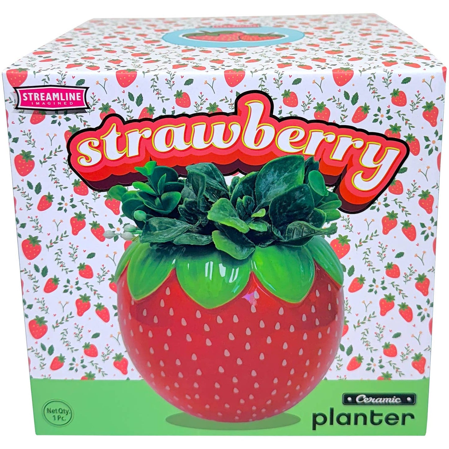 Strawberry Planter - Ziya Blue