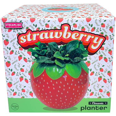 Strawberry Planter - Ziya Blue