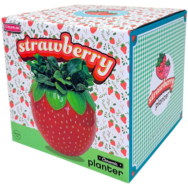 Strawberry Planter - Ziya Blue