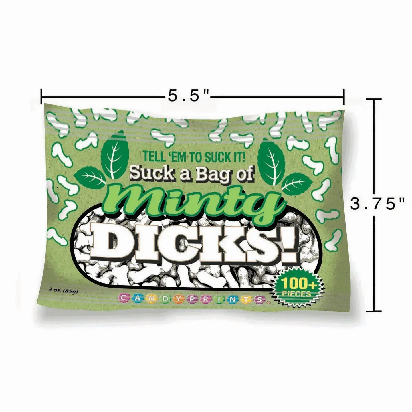 Suck a Bag of Minty Dicks | The Freshly Passive - Aggressive Gag Gift - Ziya Blue