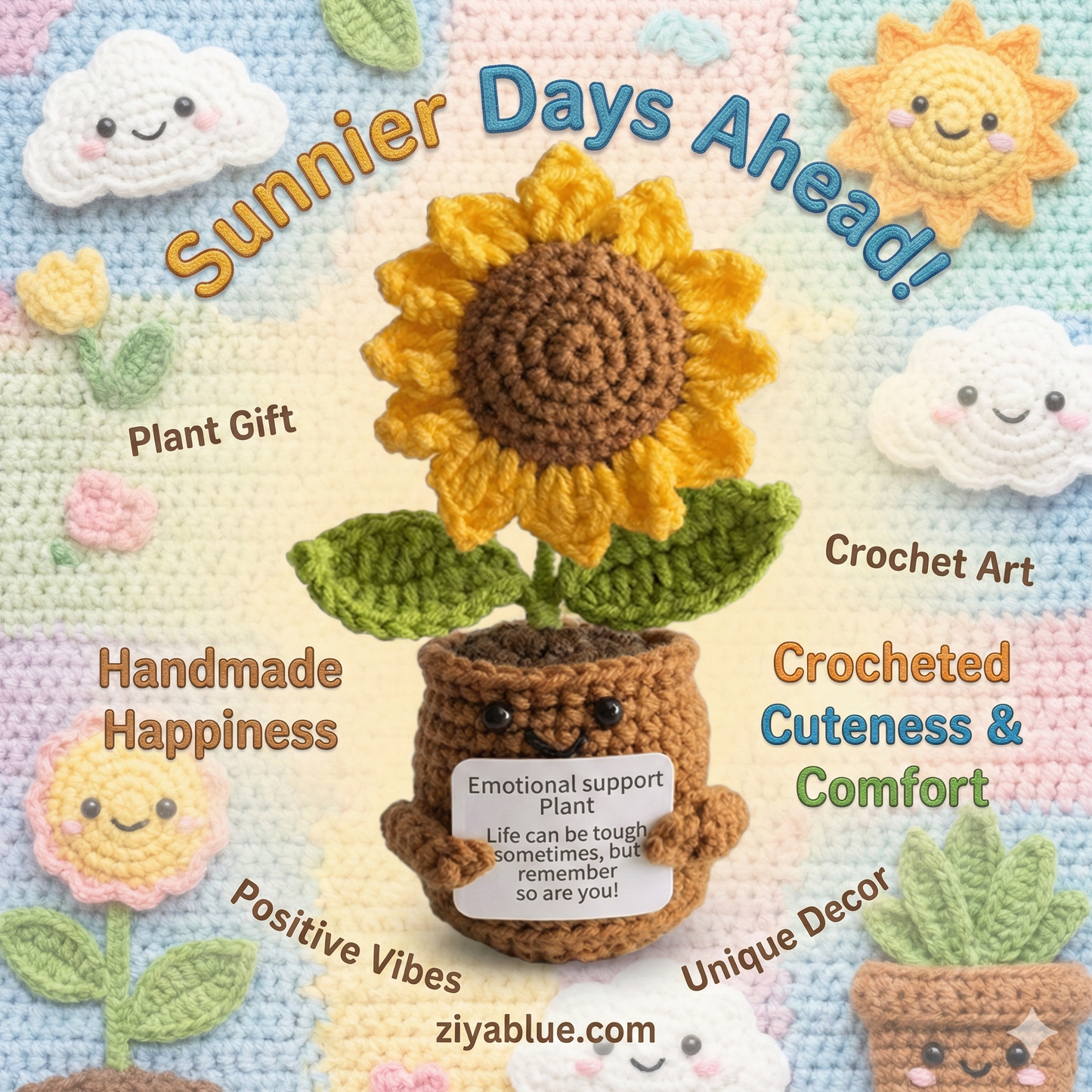 Sunshine in a Pot: Your Daily Dose of Cheer! - Ziya Blue