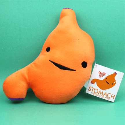 Super Stomach Plush - Ziya Blue