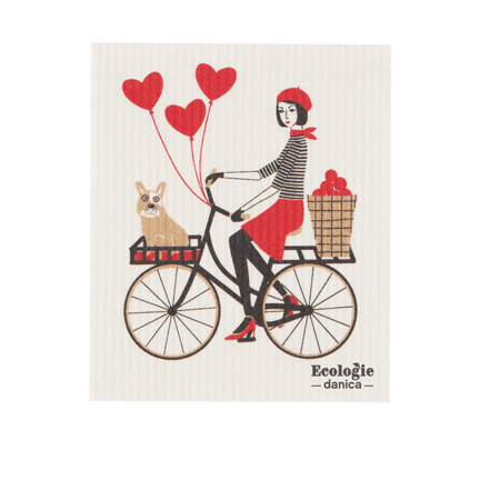 Swedish Dishcloth Tour De Paris - Ziya Blue