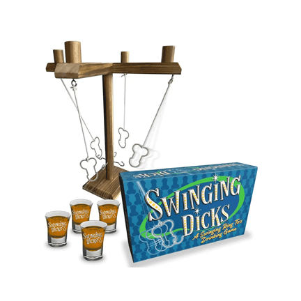 Swinging Dicks Drinking Game - Ziya Blue
