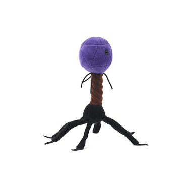 T4 - Bacteriophage Plush - Ziya Blue