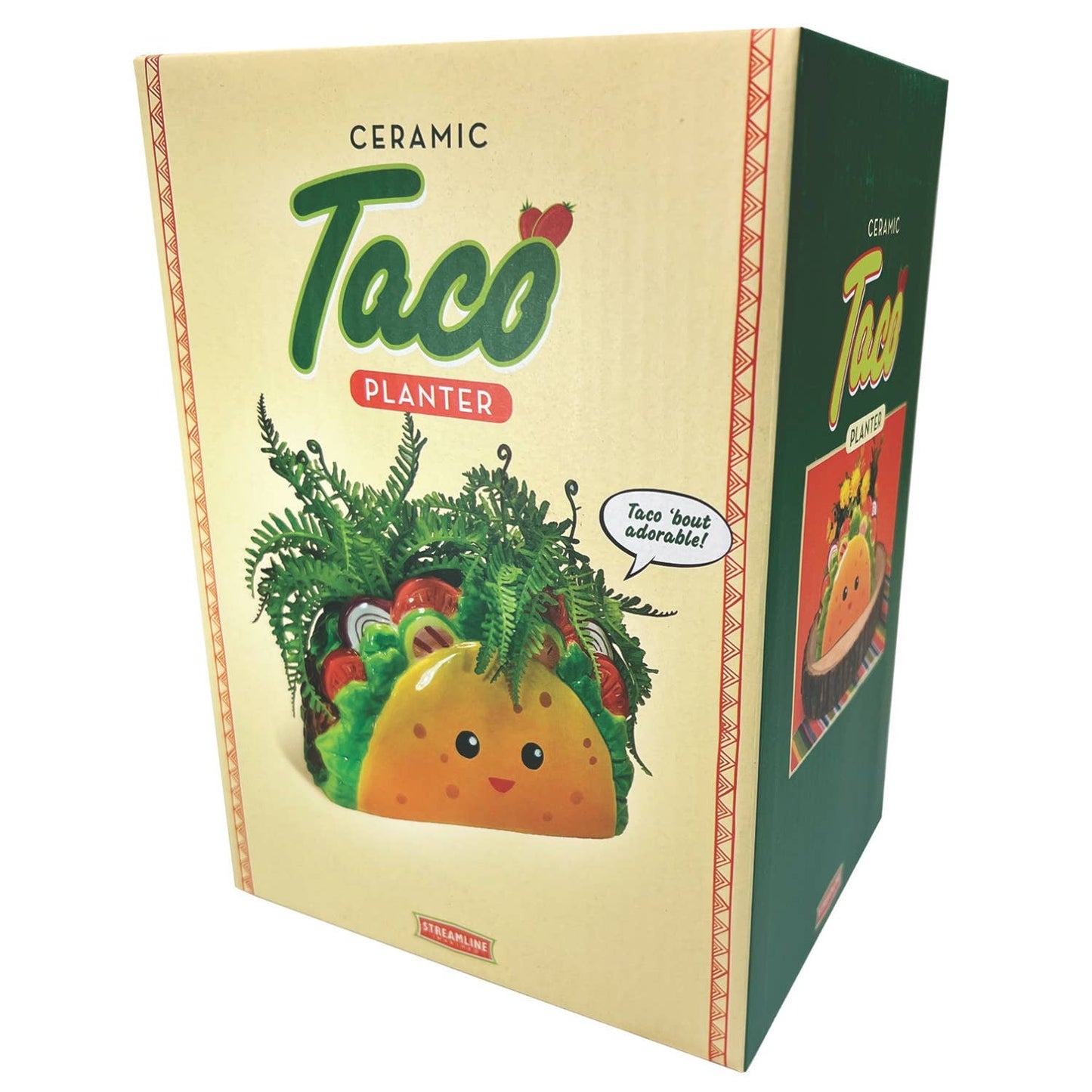 Taco Planter - Ziya Blue