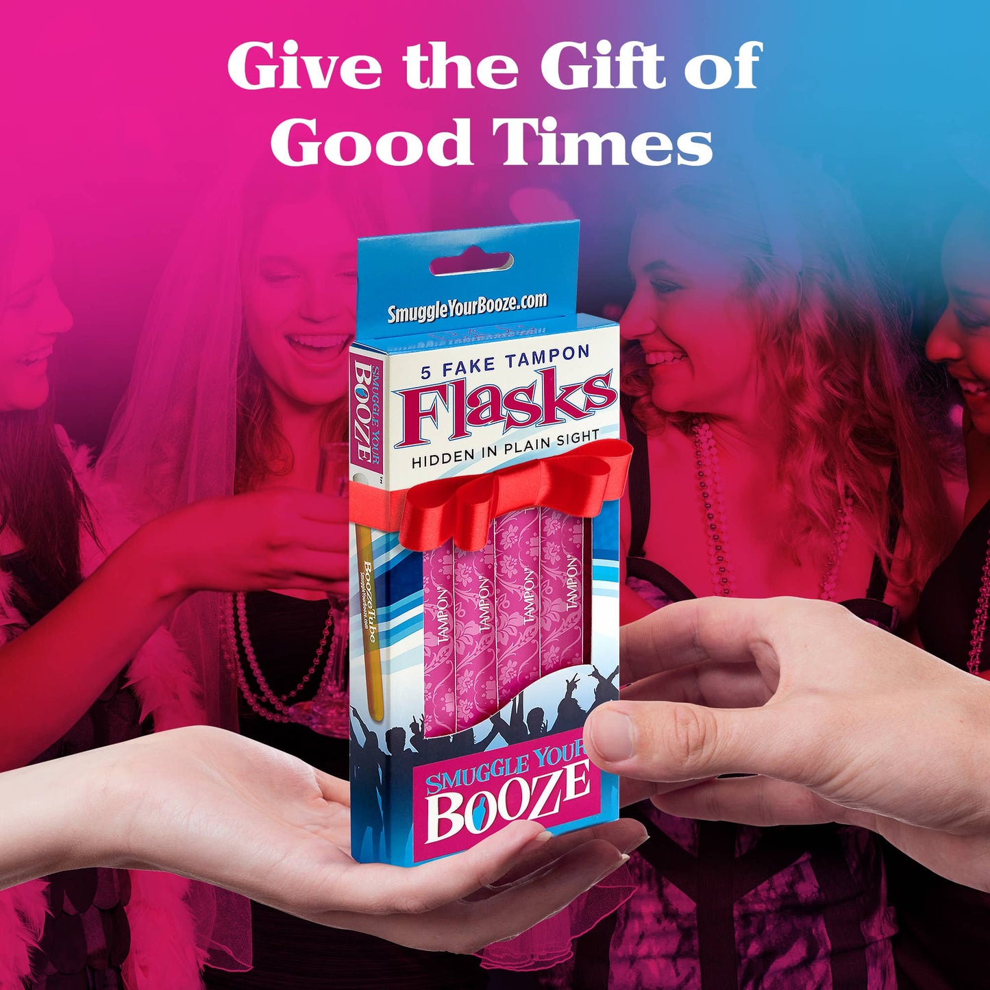 Tampon Flasks: 5 Booze Tubes & Resealable Wraps! - Ziya Blue