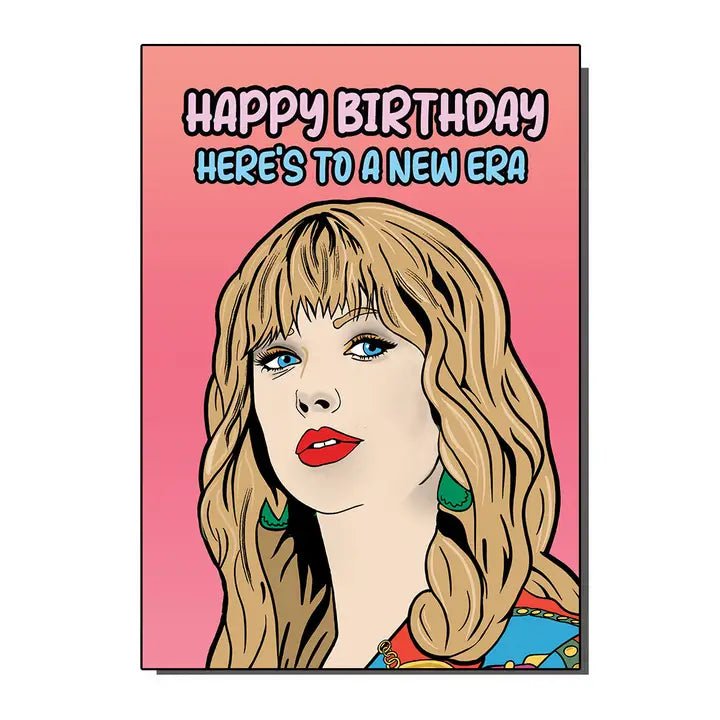 Taylor Swift Inspired Birthday Card - Ziya Blue