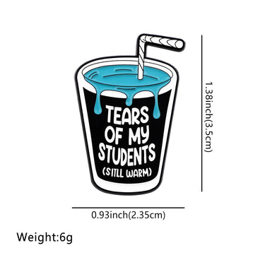 Tears Of My Students Pin - Ziya Blue