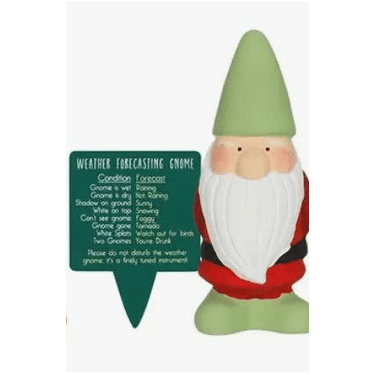 Terracotta Weather Forecasting Gnome - Ziya Blue