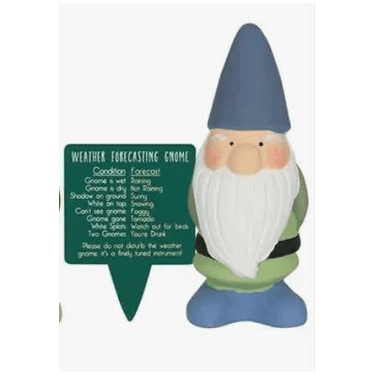 Terracotta Weather Forecasting Gnome - Ziya Blue