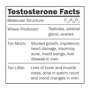 Testosterone Plush - Ziya Blue