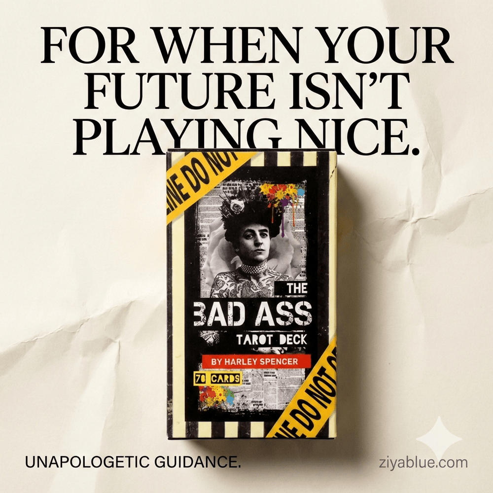 The Badass Tarot Deck (Factory Edition) - Ziya Blue