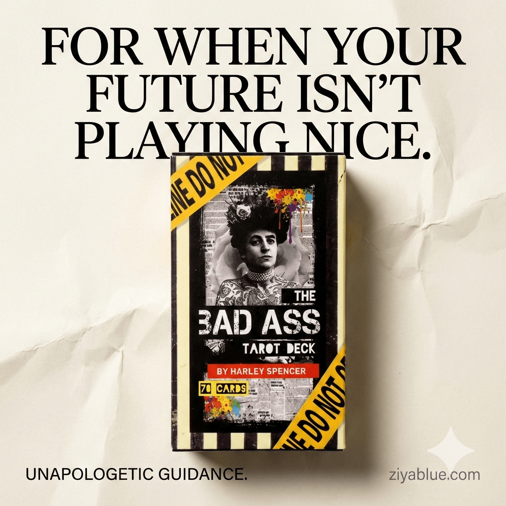 The Badass Tarot Deck (Factory Edition) - Ziya Blue