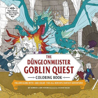 The Dungeonmeister Goblin Quest Coloring - Ziya Blue