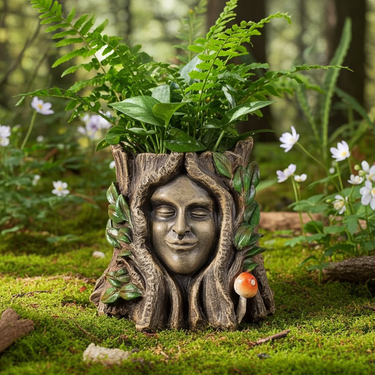 The Green Goddess Plant Pot - Ziya Blue