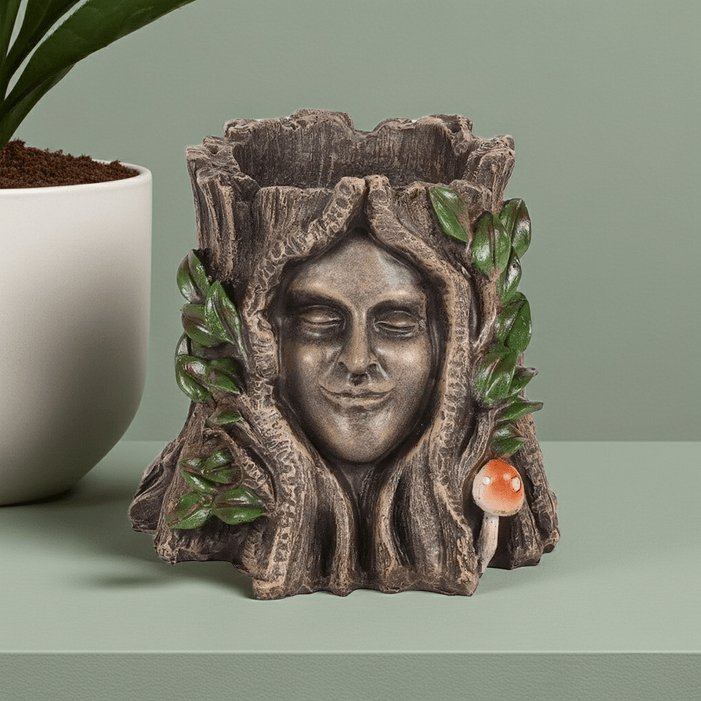 The Green Goddess Plant Pot - Ziya Blue