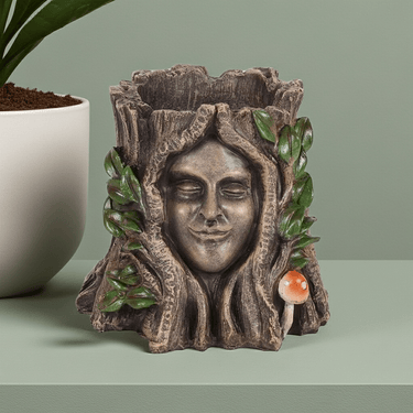 The Green Goddess Plant Pot - Ziya Blue