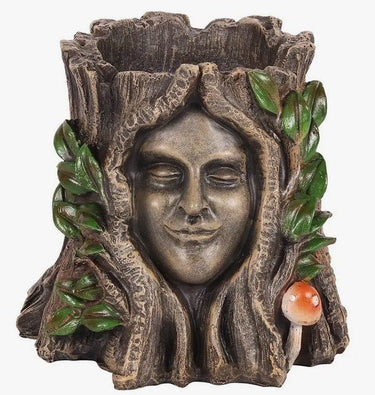 The Green Goddess Plant Pot - Ziya Blue