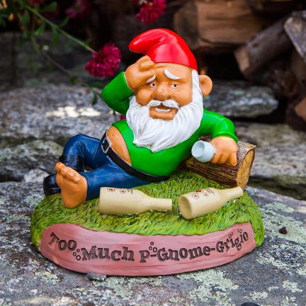 The Hungover Garden Gnome - Ziya Blue