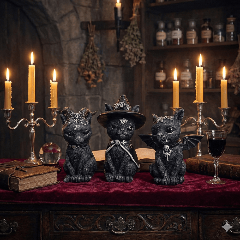 The Mystic's Familiar Figurine - Ziya Blue