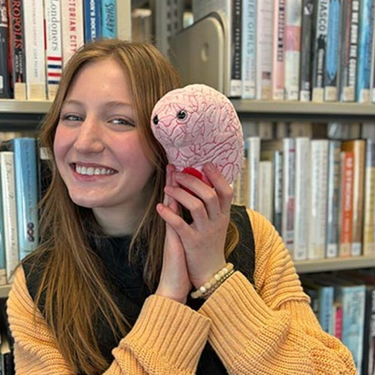 The Plush Brainiac Buddy - Ziya Blue