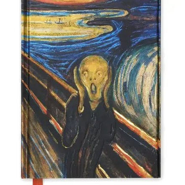 The Scream Foiled Journal by Edvard Munch 🎨😱 - Ziya Blue