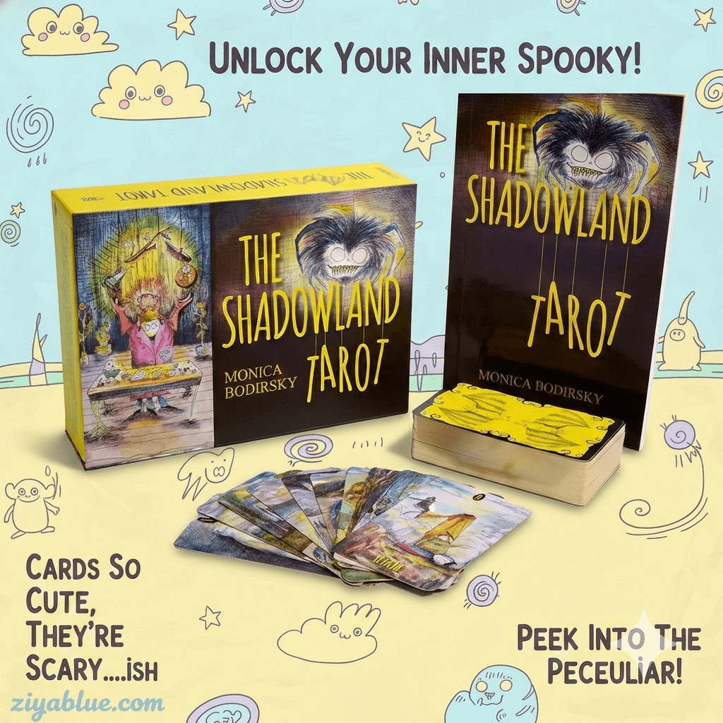 The Shadowland Tarot Deck & Guidebook - Ziya Blue