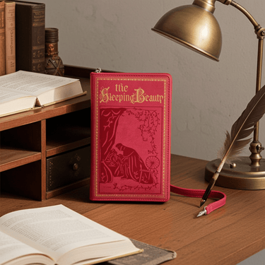 The Sleeping Beauty Vintage Book Clutch Bag - Ziya Blue