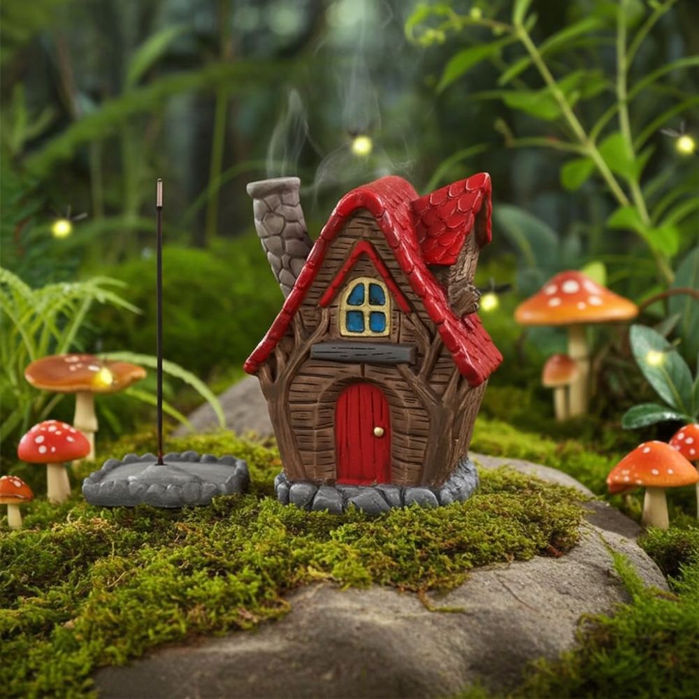 The Willows Incense Cone Burner - Ziya Blue