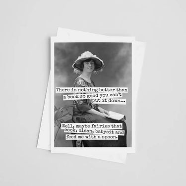 There Is Nothing Better Than A Book Card - Ziya Blue