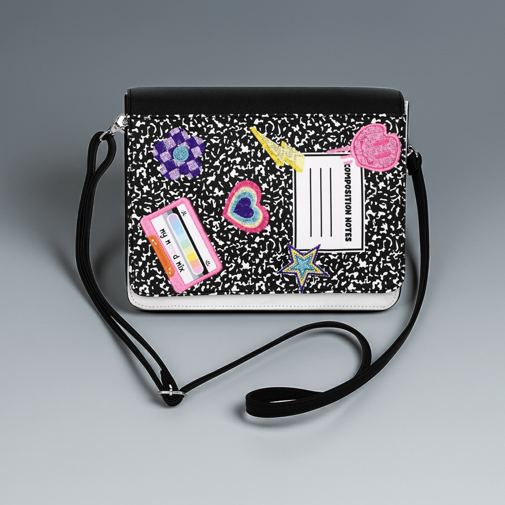 Throwback Mix Crossbody Bag - Ziya Blue