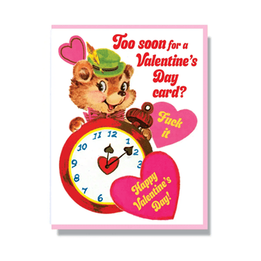Too Soon for a Valentine's Day Card - Ziya Blue