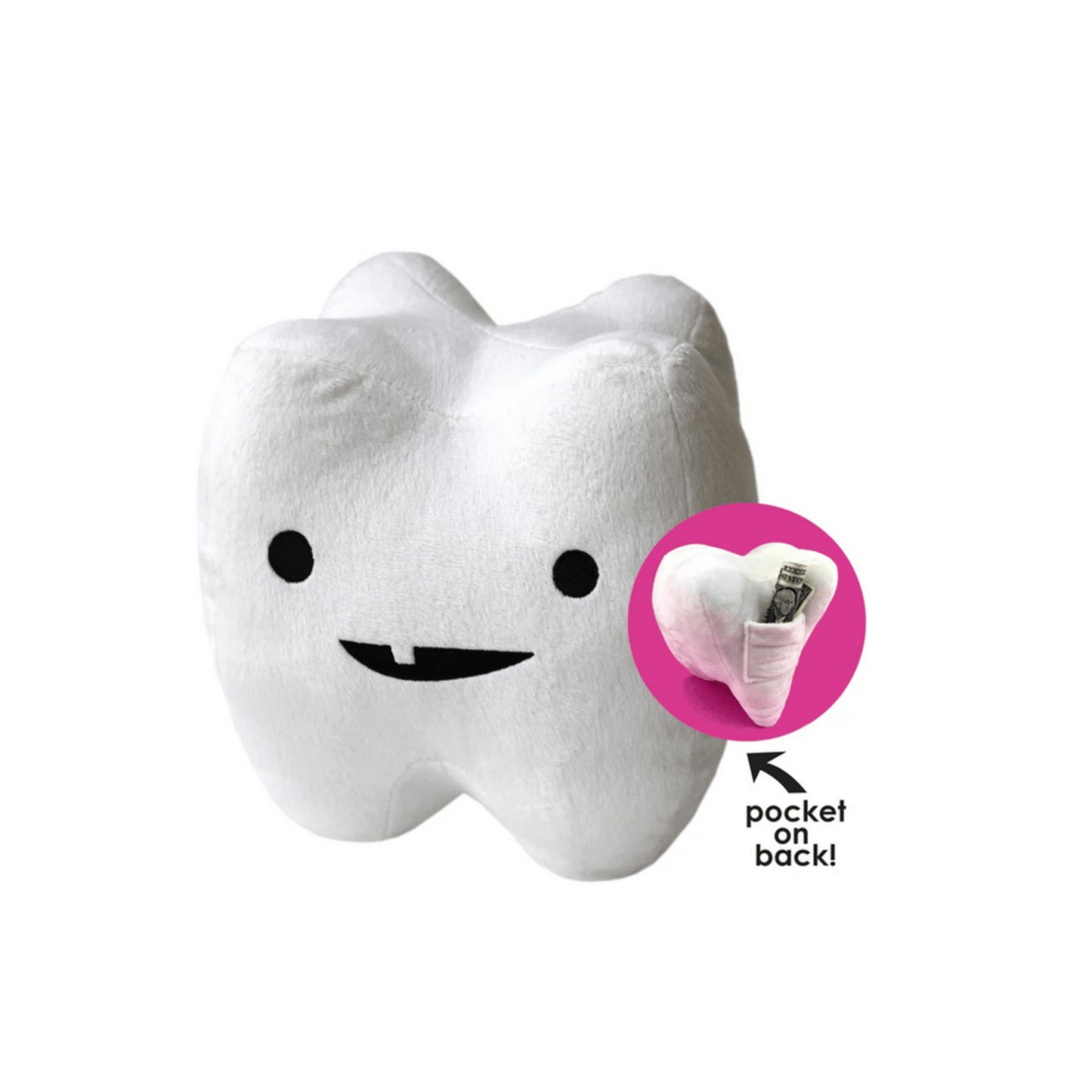 Tooth Plush - You Can't Hande the Tooth - Ziya Blue