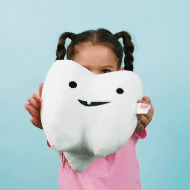 Tooth Plush - You Can't Hande the Tooth - Ziya Blue