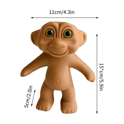 Troll Doll Planter - Ziya Blue