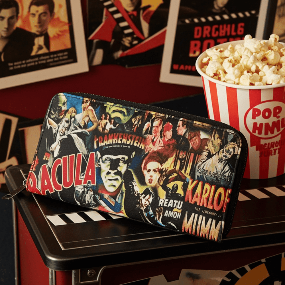 Universal Monsters Clutch Handbag - Ziya Blue