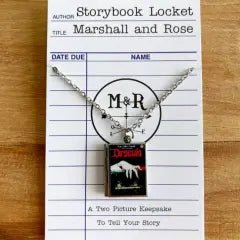 Unlock the Mystery: Dracula Book Locket - Ziya Blue