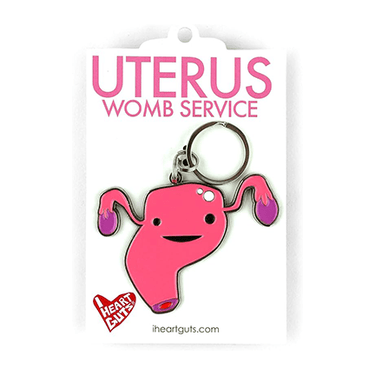 Uterus Keychain - Womb Service - Ziya Blue