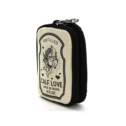 Vintage Print - Cupid Love Wristlet - Ziya Blue