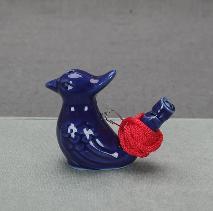 Water Bird Whistle Ceramic - Ziya Blue