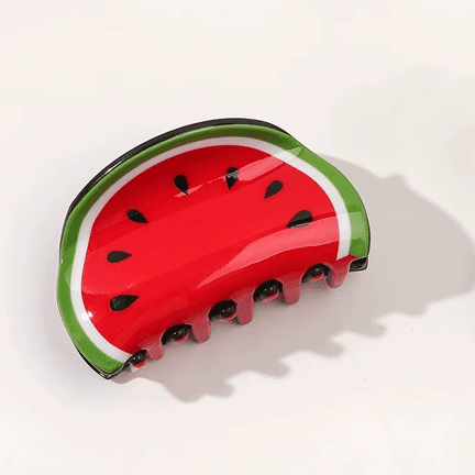 Watermelon Hair Claw - Ziya Blue