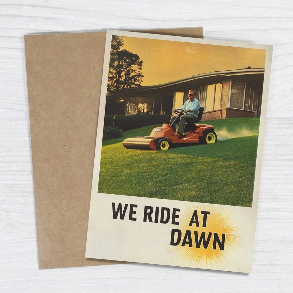 "We Ride At Dawn" Greeting Card - Ziya Blue