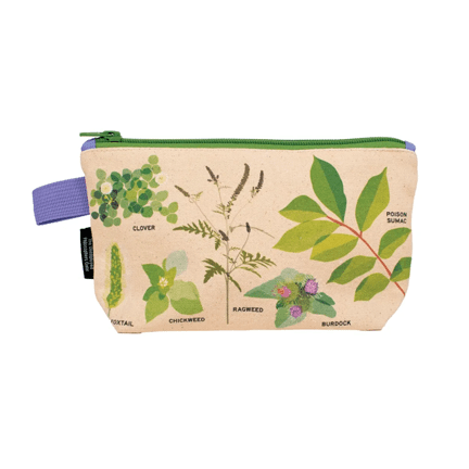 Weed Zipper Bag - Ziya Blue